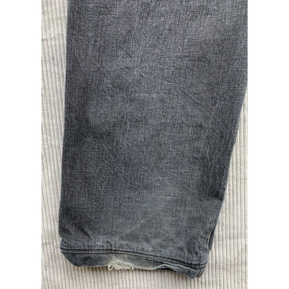 Sean John Denim Jeans Men's Size 38 Black Holiday 2009 Side Zip 100% Cotton Rare - Picture 14 of 16